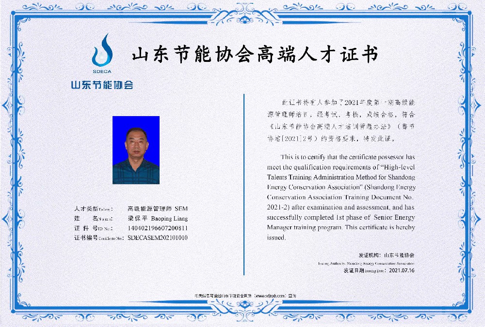 高级能源管理师 梁保平